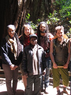 Leonard Chiyanike with Mbira Campers 2012