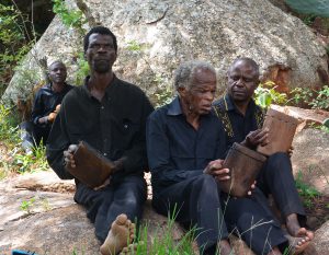 Dambatsoko Mbira Group in their village in 2016