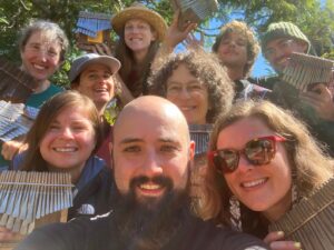 Berkeley mbira workshop students